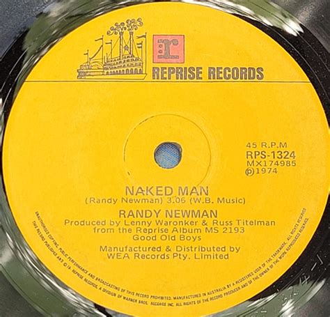Randy Newman Naked Man 1974 Vinyl Discogs