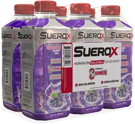 Suerox Pack Deliciosa Hidrataci N Saludable Sabor Uva Con Sus