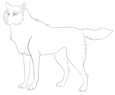Wolf Lineart F2u On Toyhouse