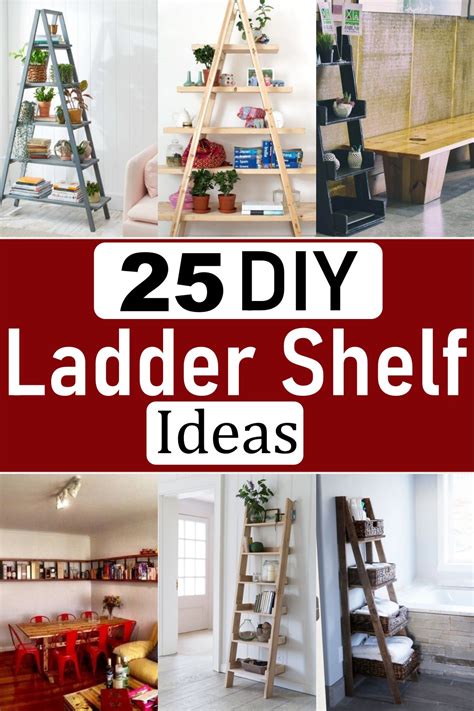 25 DIY Ladder Shelf Plans You Can Build - Craftsy