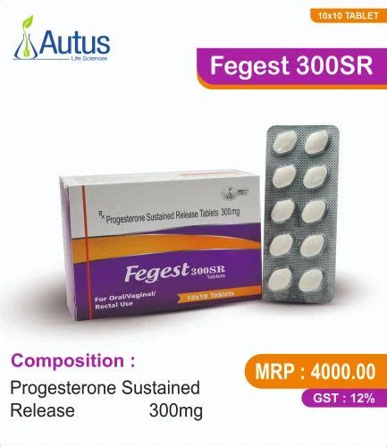 300MG FEGEST-300 SR TAB, 10X10, Dose: Twice A Day at ₹ 400/box in ...