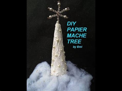 Papier Mache Trees Paper Mache Christmas Tree Paper Crafts Sculpture