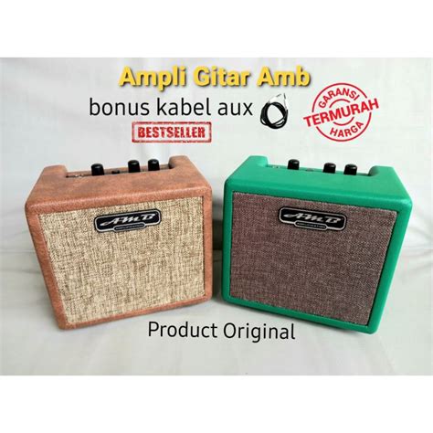 Jual Ampli Gitar Amb Distorsi Mini Input Termurah Bergaransi Shopee