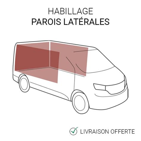 Habillage pour Renault Trafic 2 utilitaire et fourgon aménagé