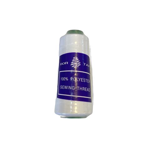 DOR TAK 100% Polyester Sewing Thread White – Gosford Sewing Machine ...