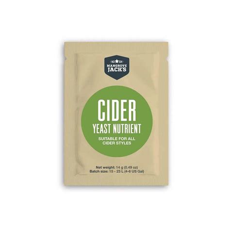 Mangrove Jack's Cider Nutrient - 14 g, 2,49