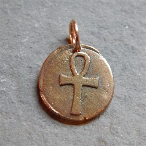 ankh charm egyptian hieroglyph crux ansata cross  handle