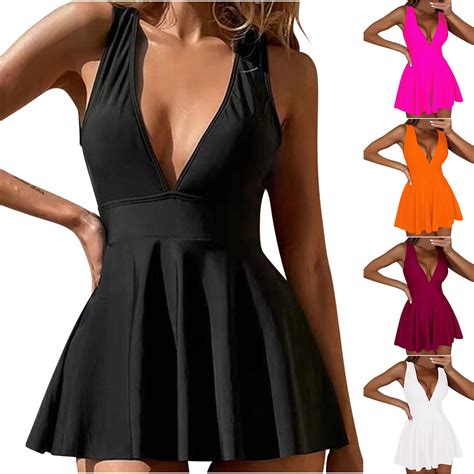 Exclusive Offers Women S Sexy Solid Color Swimwear Slim Fit Bikini Strapped Swimsuit