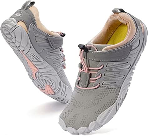 WHITIN Women's Minimalist Barefoot Shoes Zero Drop Trail Running 5 Five ...