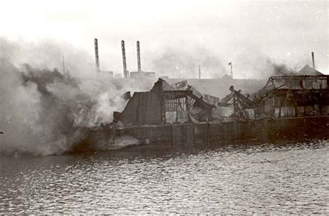 Liverpool North Kings Dock Sheds 27 September 1940 Liverpool