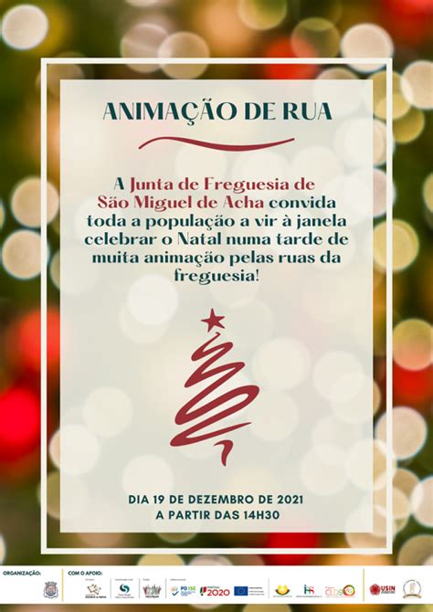 Animação de Rua 19 de dezembro de 2021 Junta de Freguesia de São