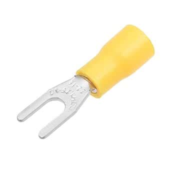 Uxcell Pcs Sv Insulated Fork Spade U Type Wire Connector