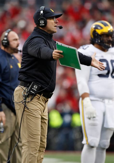 19 pictures of Jim Harbaugh’s epic meltdown after Ohio State beat ...