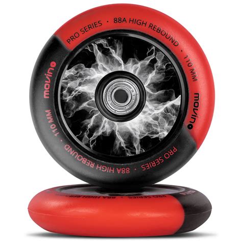 Колесо для трюкового самоката Movino Maniac 110мм Black-Red — купить в ...