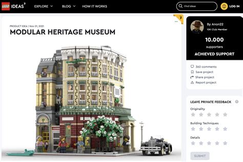 Modular Heritage Museum Raggiunge I Like Su Lego Ideas Brick