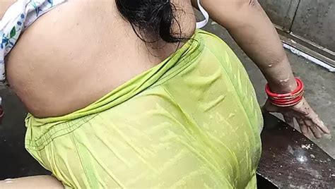 Indian Bhabhi Bathing Outside With Cumshot Porn XHamster