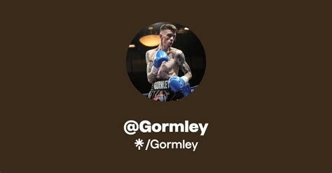 Gormley | Twitter, Instagram, Facebook | Linktree