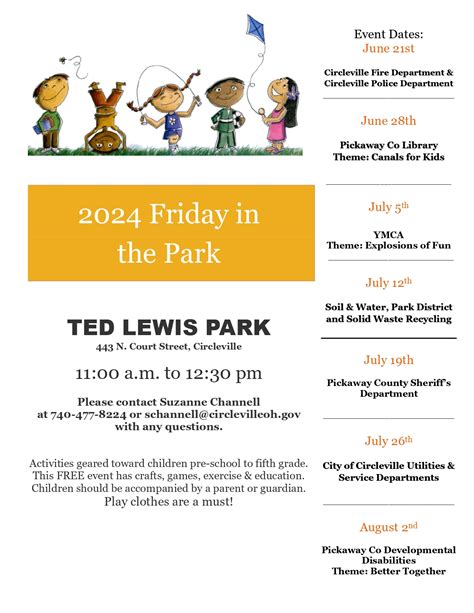What’s Going On In The Parks! - City of Circleville
