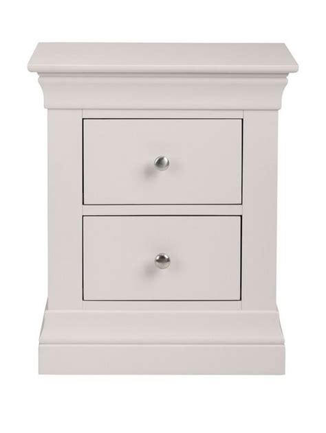 Julian Bowen Clermont 2 Drawer Bedside Uk
