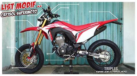 List Modifikasi Honda Crf150l Supermoto 53 Off