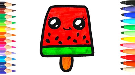 Comment Dessiner Une Glace Past Que Kawaii