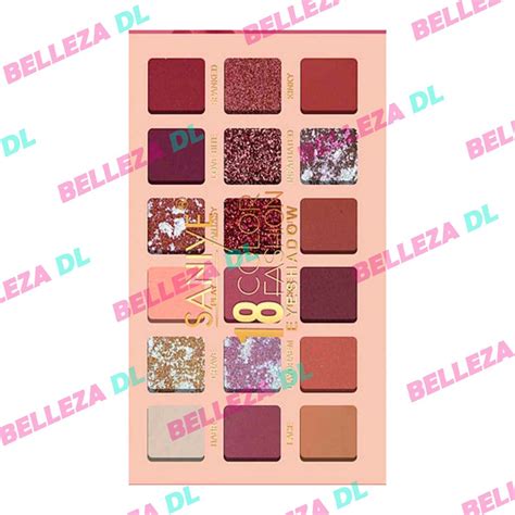 Paleta De Sombras E1814 Saniye Belleza DL