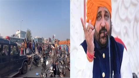 Sukhdev Singh Gogamedi Murder Row Live Hindu Outfits Hold Protesters