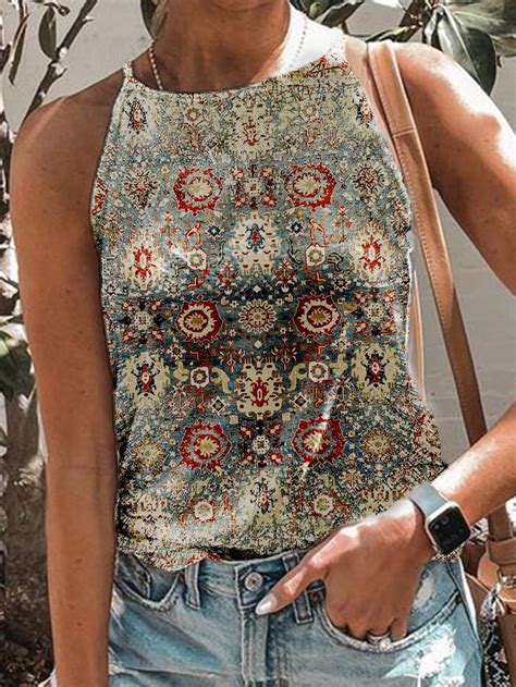 Tribal Tank Cami Outlet Noracora