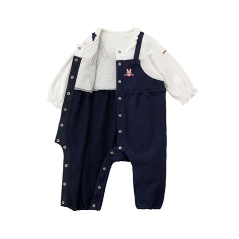 ホットビスケッツ HOT BISCUITS サロペット風 カバーオール返品不可商品 紺 ファッション通販 MAGASEEK マガシーク