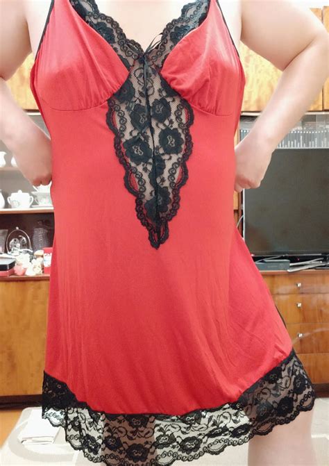 Sissy Aleksa Dressing Red Nighwear And White Pantyhose Nude Pics Xhamster