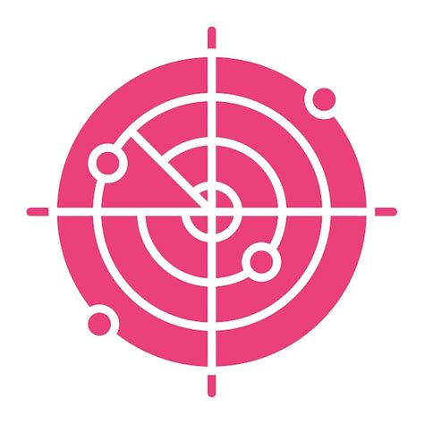 Premium Vector A Pink Circle With A Pink Circle On It