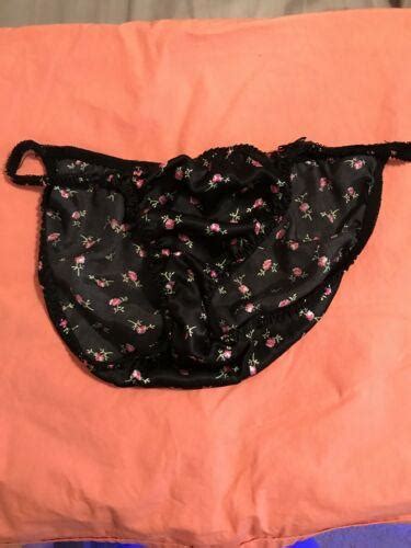 Vintage Joe Boxer Satin String Bikini Panties Size