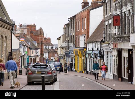 St Johns Street In Bury St Edmunds Suffolk Stock Photo Alamy