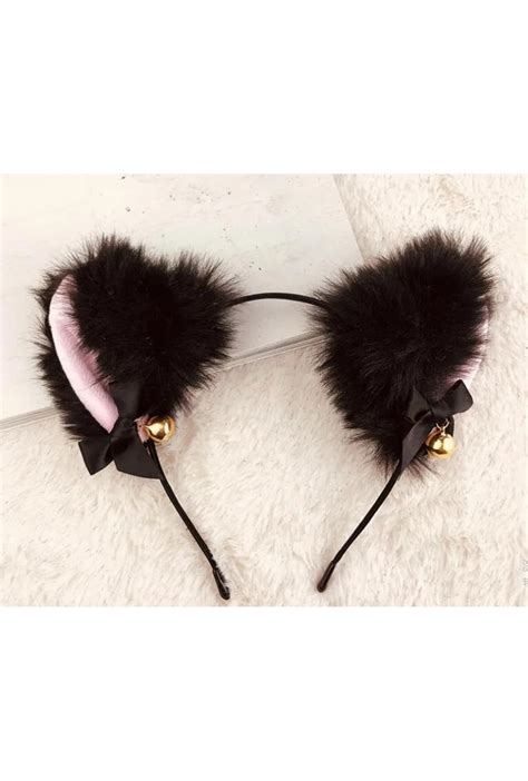 Black Fluffy Ears Headband Perth Hurly Burly