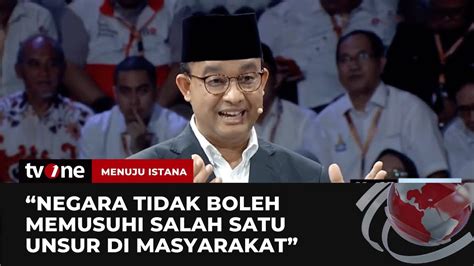 Debat Capres Anies Prabowo Ganjar Tema Penanganan Disinformasi Dan