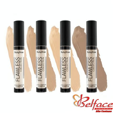 Ruby Rose Corretivo Liquido Naked Flawless Nude HB Shopee Brasil