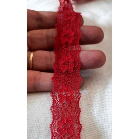 Fita Renda Para Lingerie Poliamida Elastano Venda Por Metro Shopee Brasil