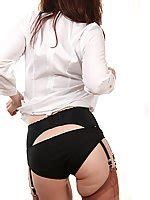 Naughty Mature Nurse Strips For You In Her Stockings