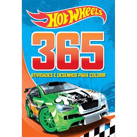 Livro Hot Wheels atividades e desenhos para colorir em Promoção na Americanas