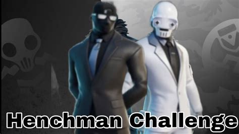 Fortnite The Henchman Challenge Youtube