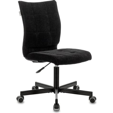 Компьютерное кресло Бюрократ CH-330M чёрный велюр крестовина металл CH ...