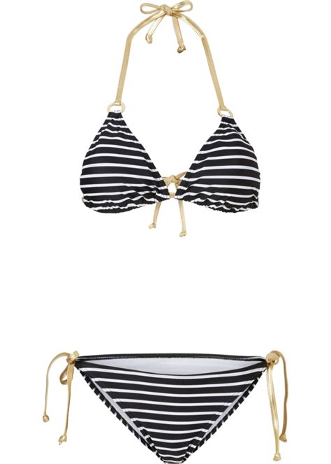 Schalen Bikini Top Gestreift Beautynella 2018