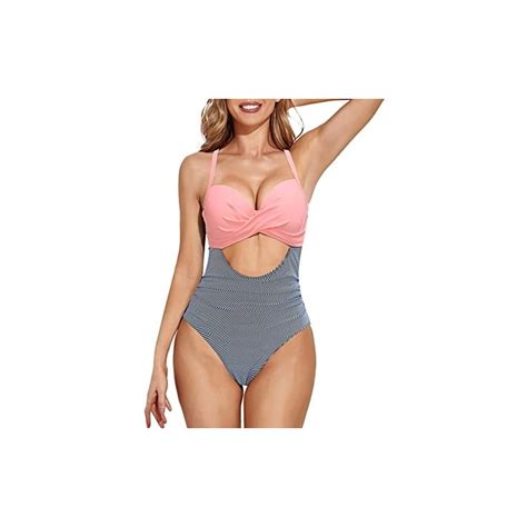 Ghemdilmn Costume Da Bagno Bikini Con Stampa Donna Costume Da Bagno Sexy Push Up Con Bikini Body