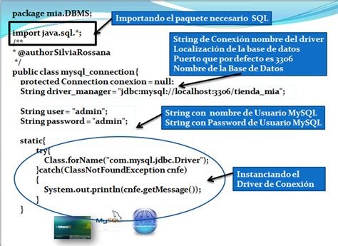 Silvia Rossana Mi Blog Conexión Mysql Con Java String De Conexión