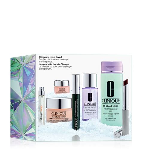 Clinique Cliniques Most Loved 7 Piece Beauty T Set Harrods Uk