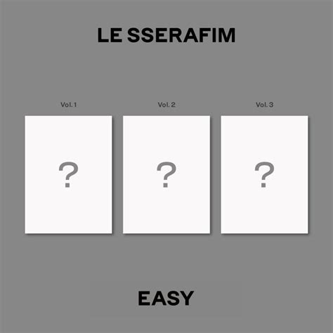 Le Sserafim 3rd Mini Album Easy Versión Vol1