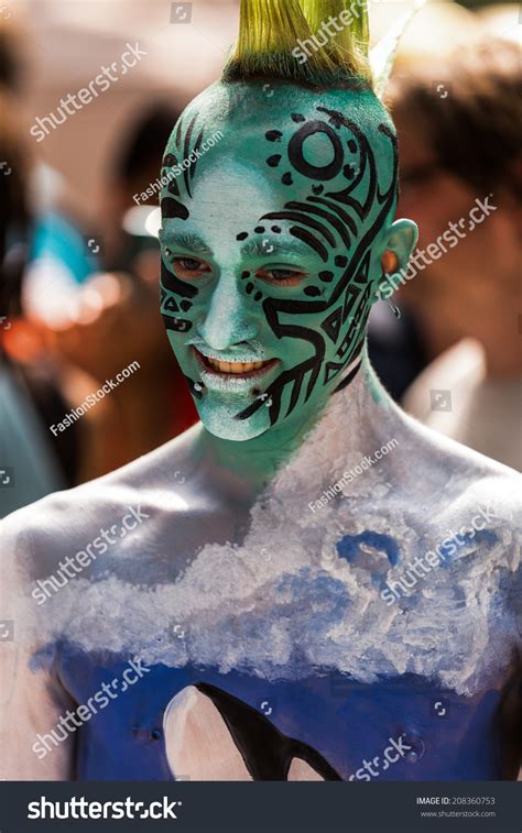 New York July 26 Nude Models Stock Photo 208360753 Shutterstock