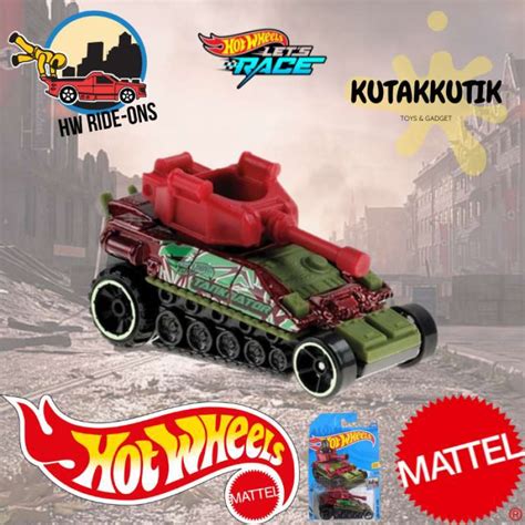 Jual Hot Wheels Tank Perang Tanknator Hijau Merah Hw Ride Ons Di Seller Kutakkutik Pulo Gadung