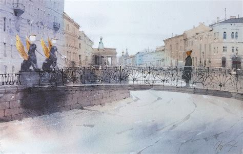 Галерея акварелей Сергея Курбатова