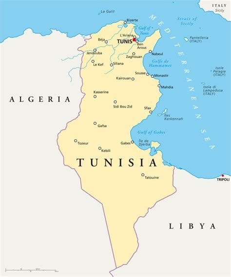 Tunisia Geografia Scuola E Cultura